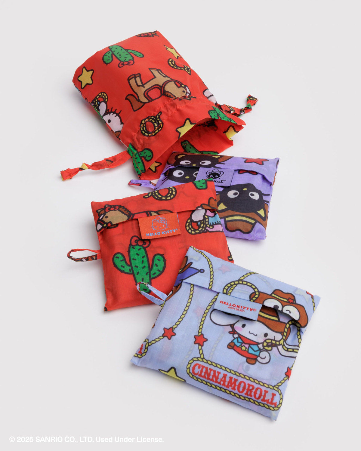 Standard Baggu Set of 3 Hello Kitty & Friends Western | Baggu Discount