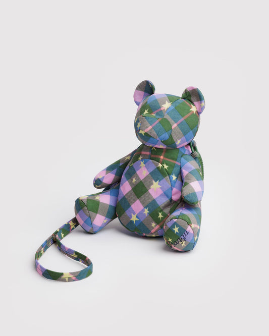 Bear Baggu Green Star Plaid | Baggu Everyday