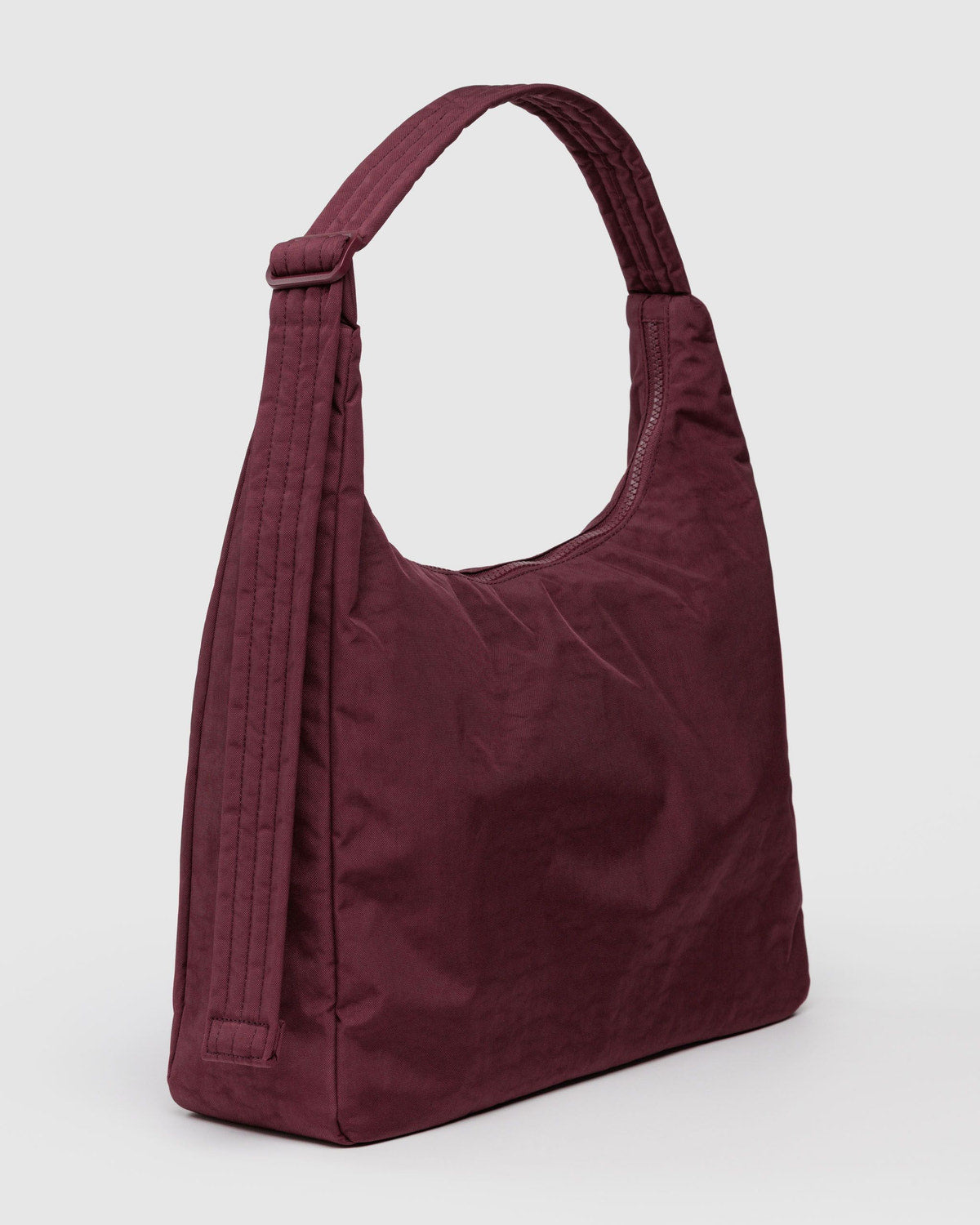 Nylon Shoulder Bag Mahogany | Baggu Recommended