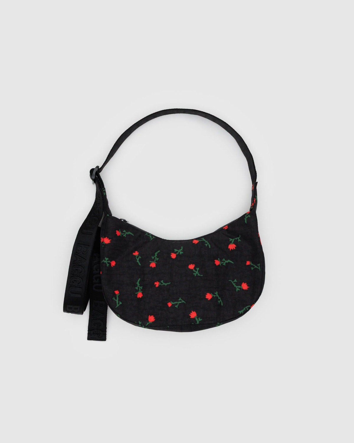 Small Nylon Crescent Bag Painted Wildflower | Baggu Great Value
