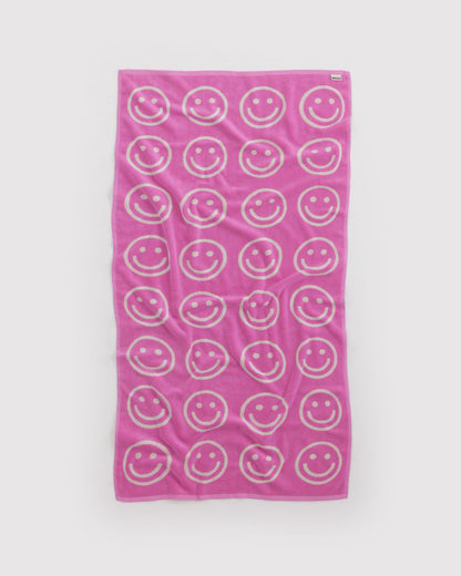Bath Towel Happy Pink | Baggu Popular