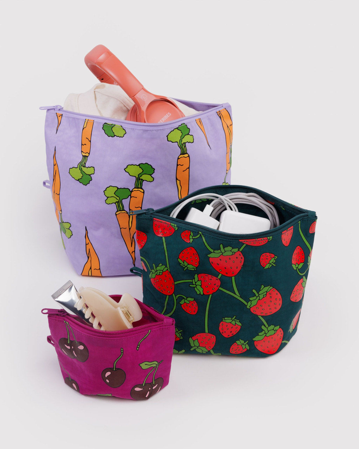 Go Pouch Set Carrots & Berries | Baggu Special Offer