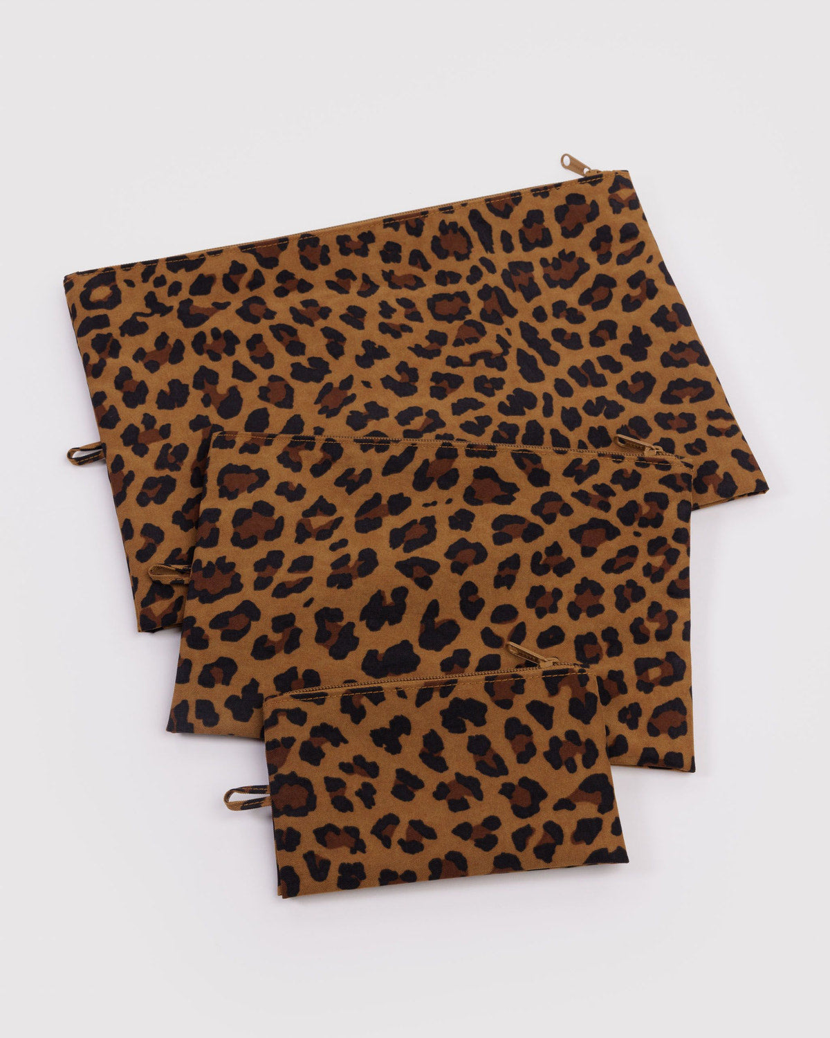 Go Pouch Set Leopard | Baggu Classic