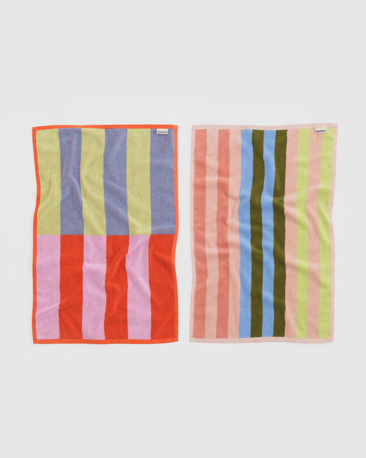 Hand Towel Set of 2 Pool Stripe Mix | Baggu Sale