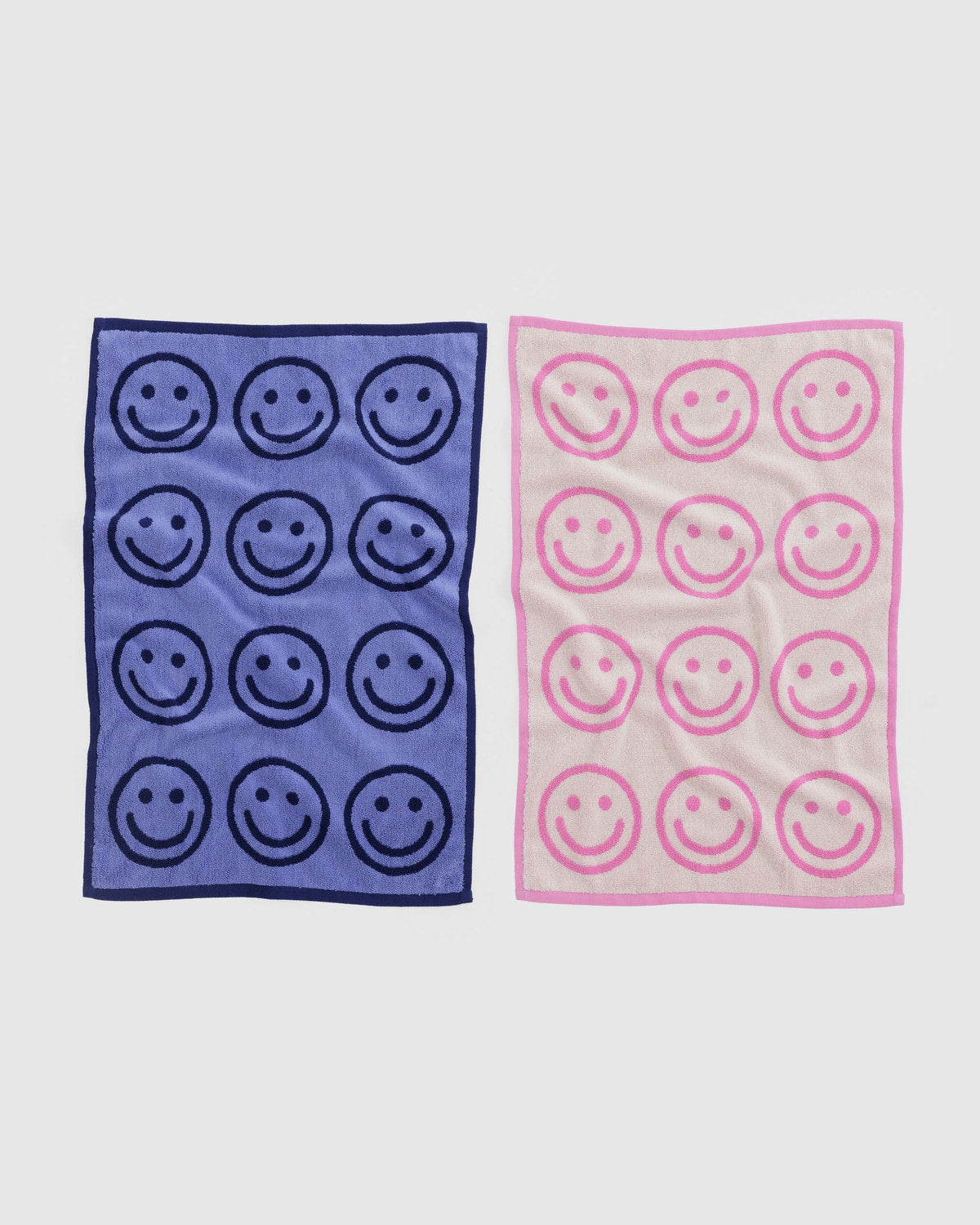 Hand Towel Set of 2 Happy Pink Blue | Baggu Quality