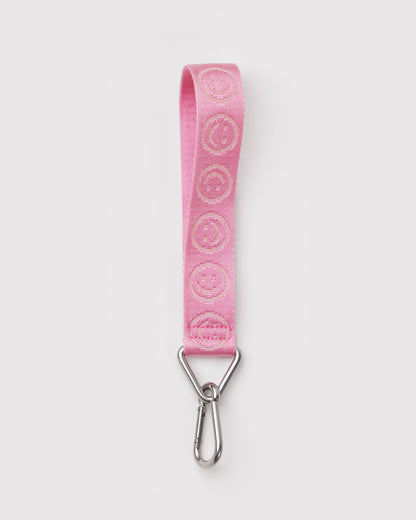 Logo Keychain Pink Happy | Baggu Best Price