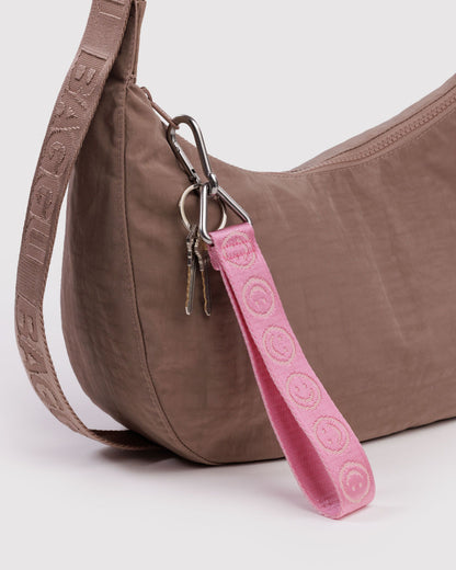 Logo Keychain Pink Happy | Baggu Best Price