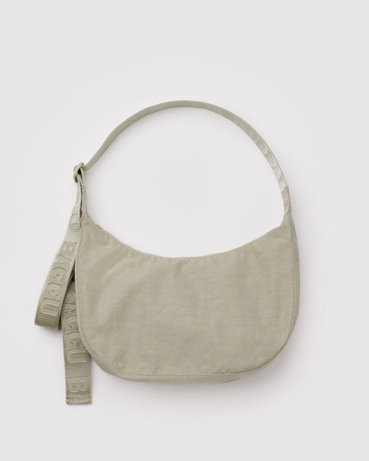 Medium Nylon Crescent Bag Celadon | Baggu Featured