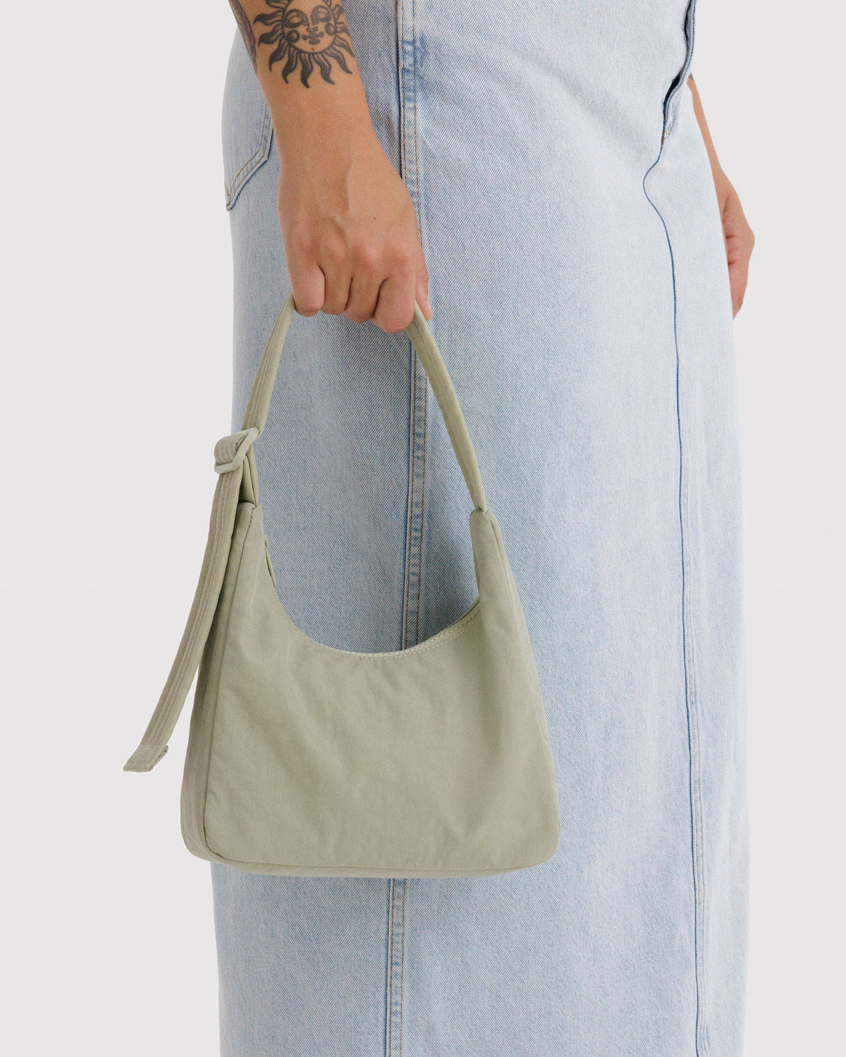 Mini Nylon Shoulder Bag  Celadon | Baggu Best Seller