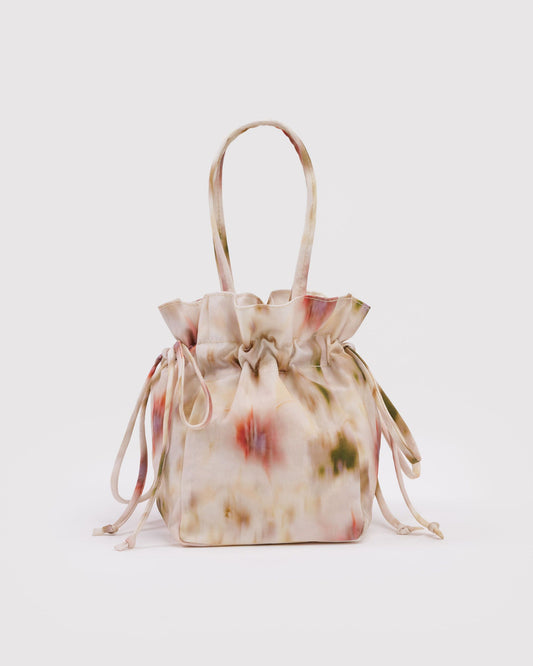 Nylon Drawstring Bag Abstract Floral | Baggu Discount