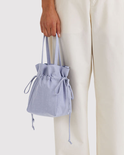 Nylon Drawstring Bag Mist | Baggu Trending