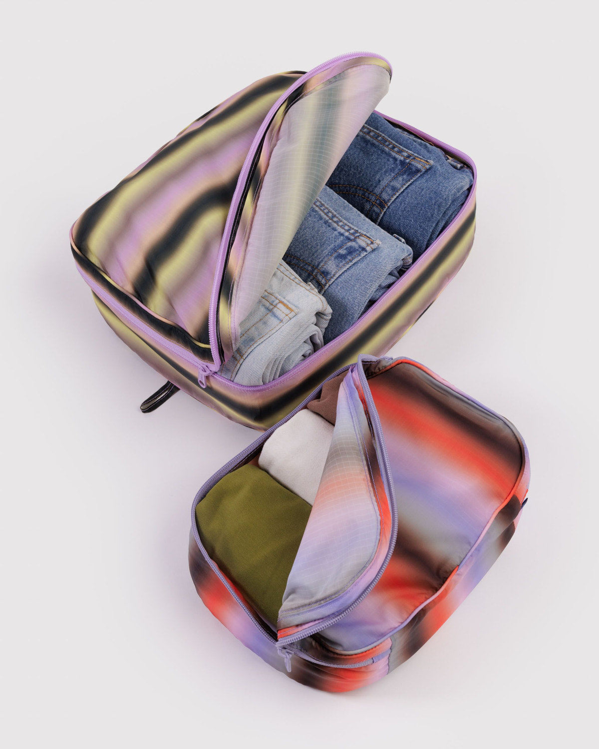 Packing Cube Set Gradient Stripes | Baggu Top Pick