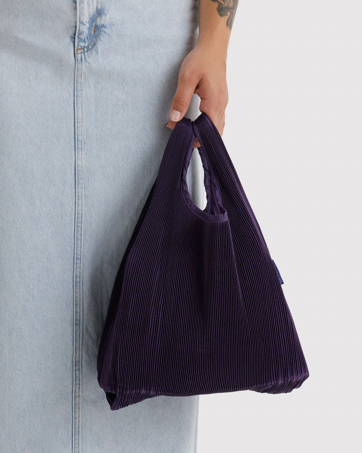Pleated Baggu Fig | Baggu Premium