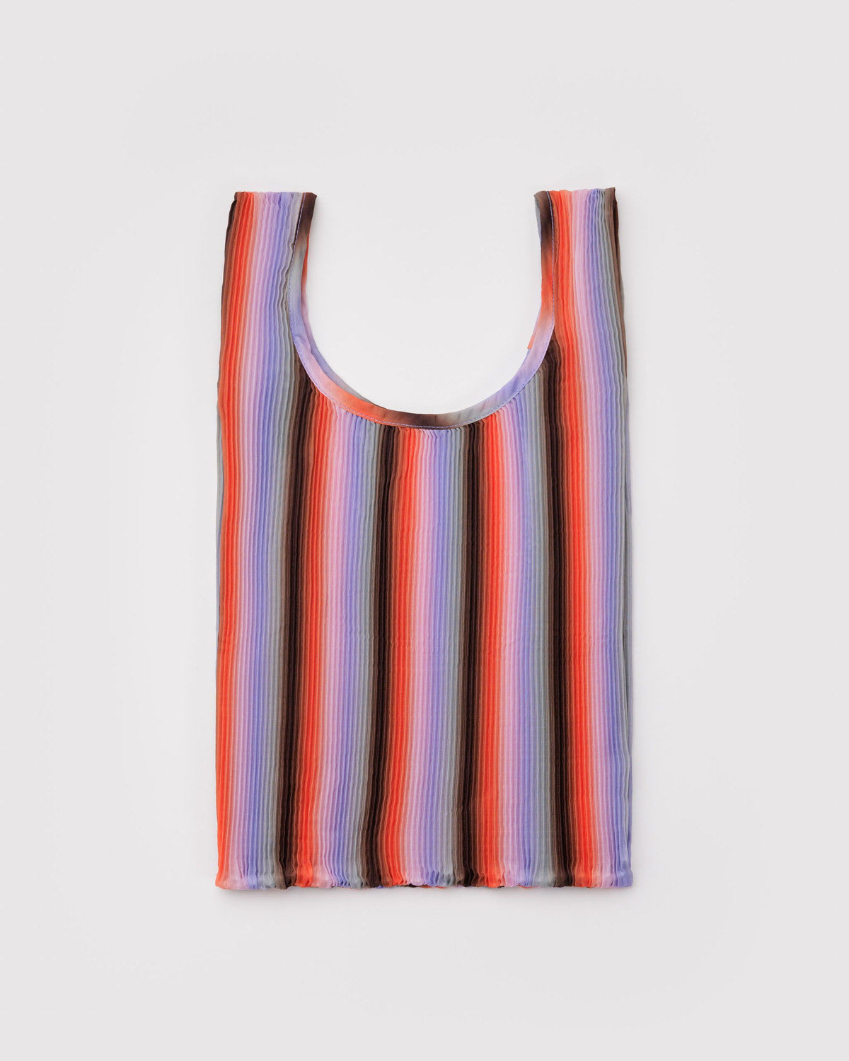 Pleated Baggu Gradient Stripe Poppy & Lilac | Baggu Featured