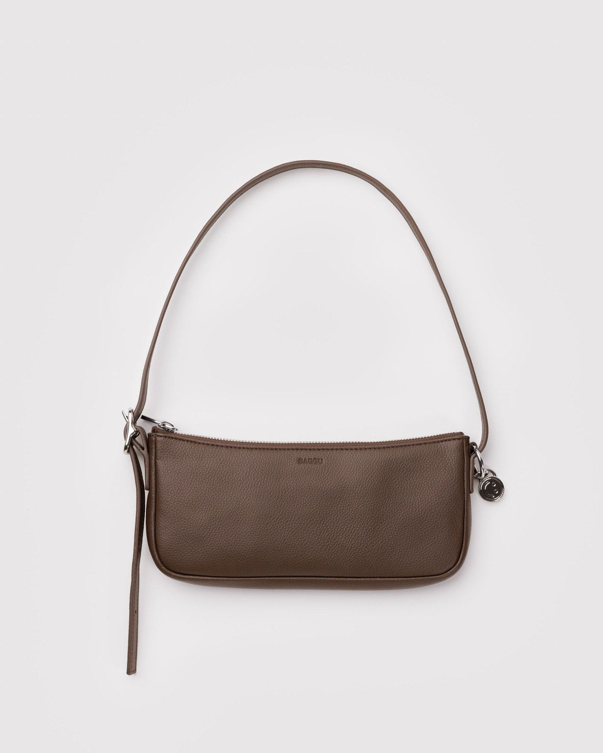 Recycled Leather Pochette Brown | Baggu Best Price