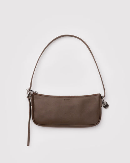 Recycled Leather Pochette Brown | Baggu Best Price