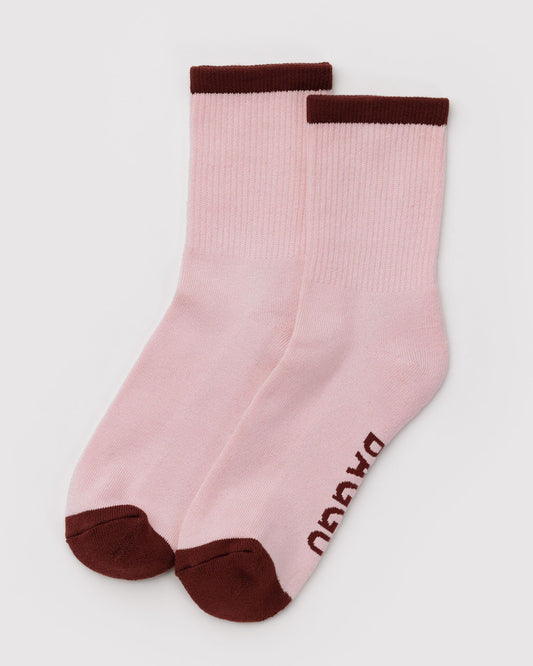 Ribbed Sock Blush Mix | Baggu Value