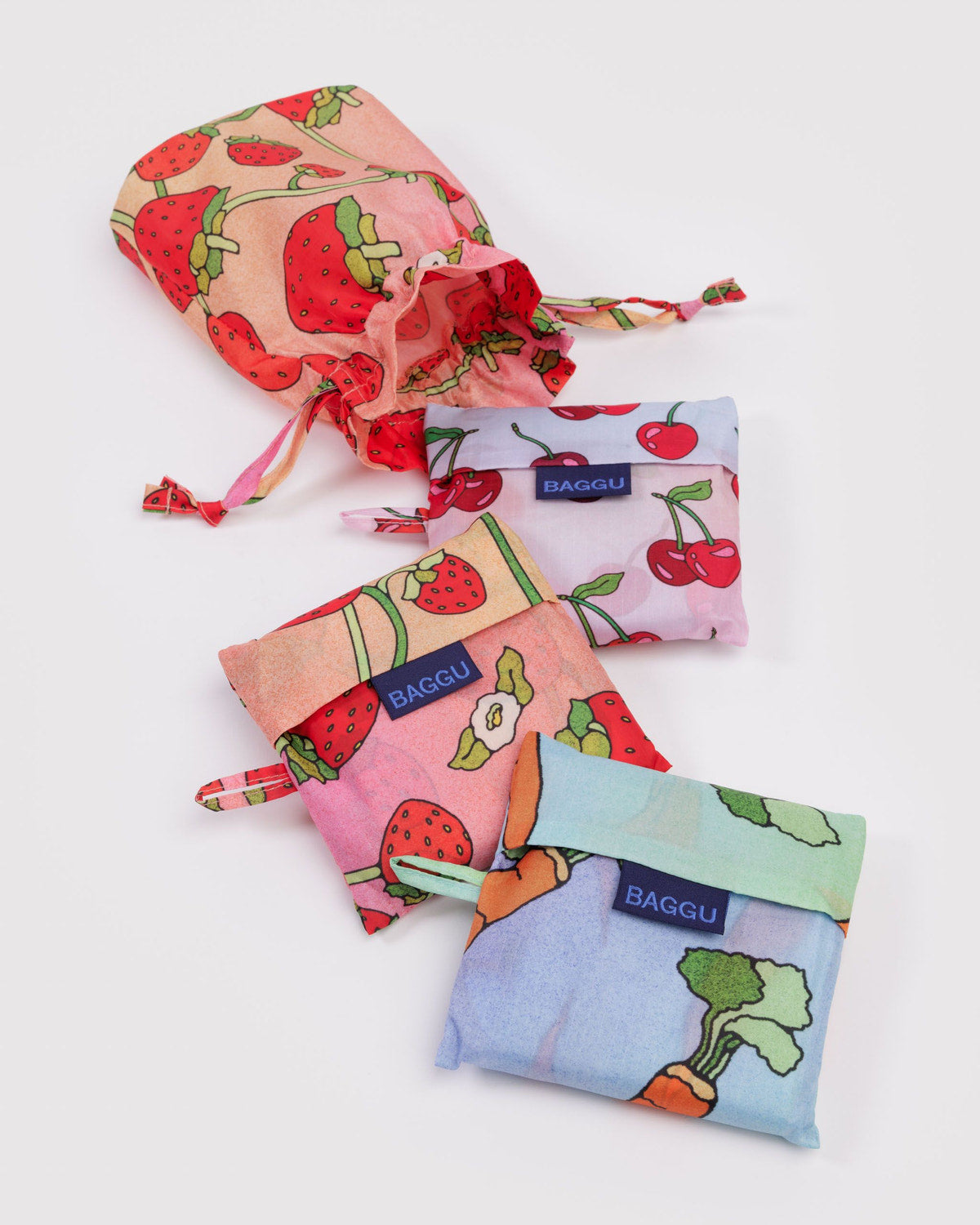 Standard Baggu Set of 3 Carrots & Berries | Baggu Deals