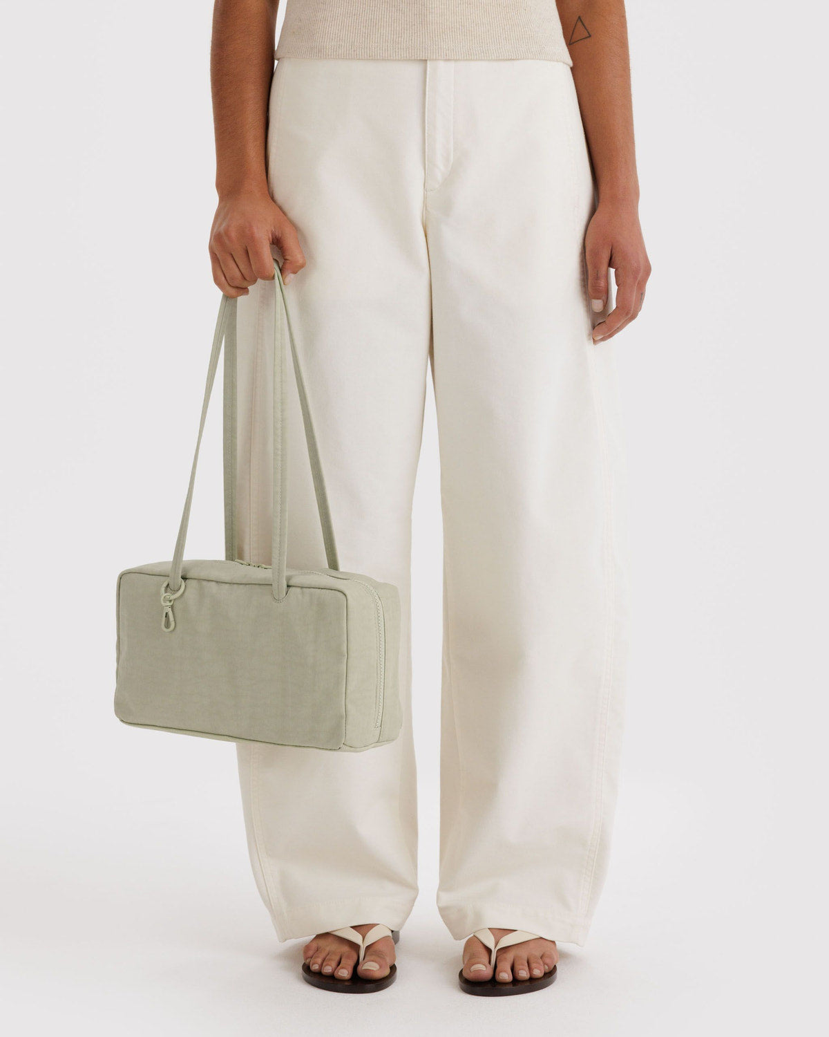 Nylon Bowler Bag Celadon | Baggu Premium