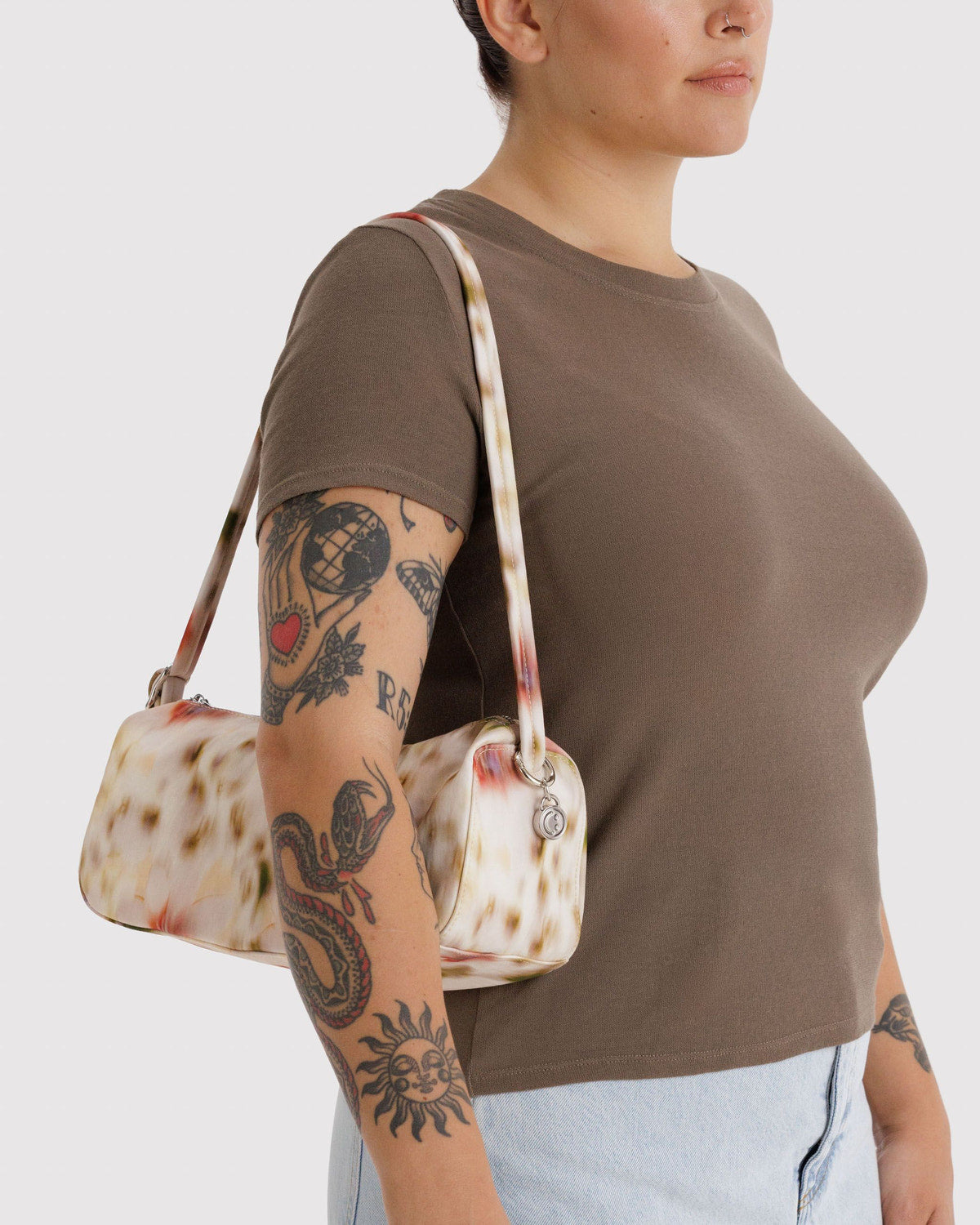 Nylon Loaf Bag Abstract Floral | Baggu Sale