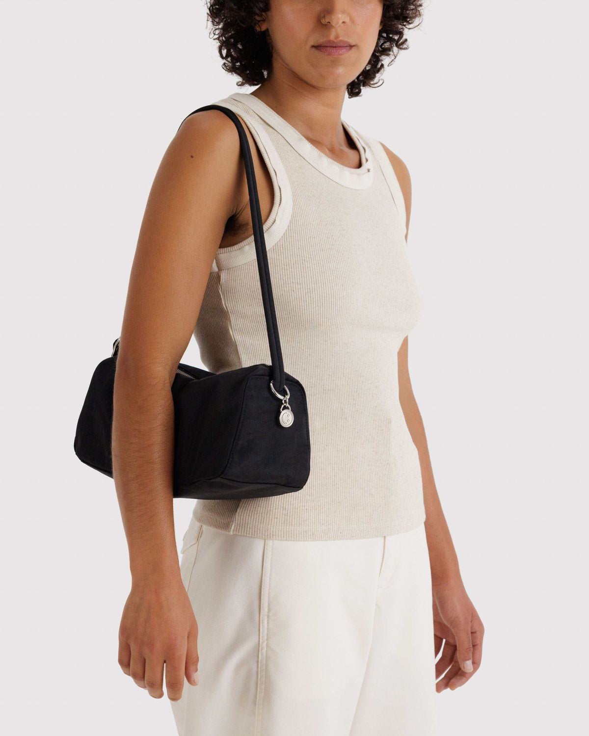 Nylon Loaf Bag Black | Baggu New