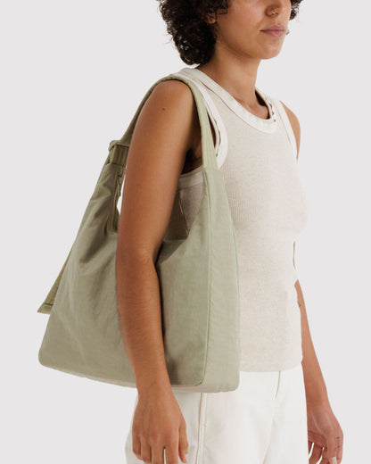 Nylon Shoulder Bag Celadon | Baggu Featured