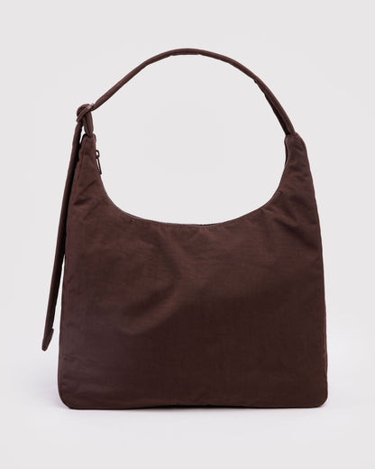 Nylon Shoulder Bag Coffee | Baggu Best Price