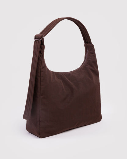 Nylon Shoulder Bag Coffee | Baggu Best Price