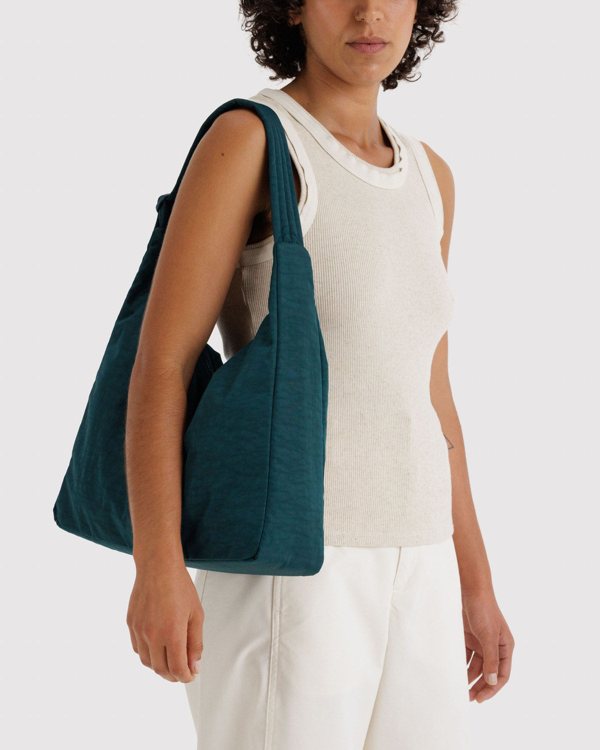 Nylon Shoulder Bag Deep Sea | Baggu Best Seller