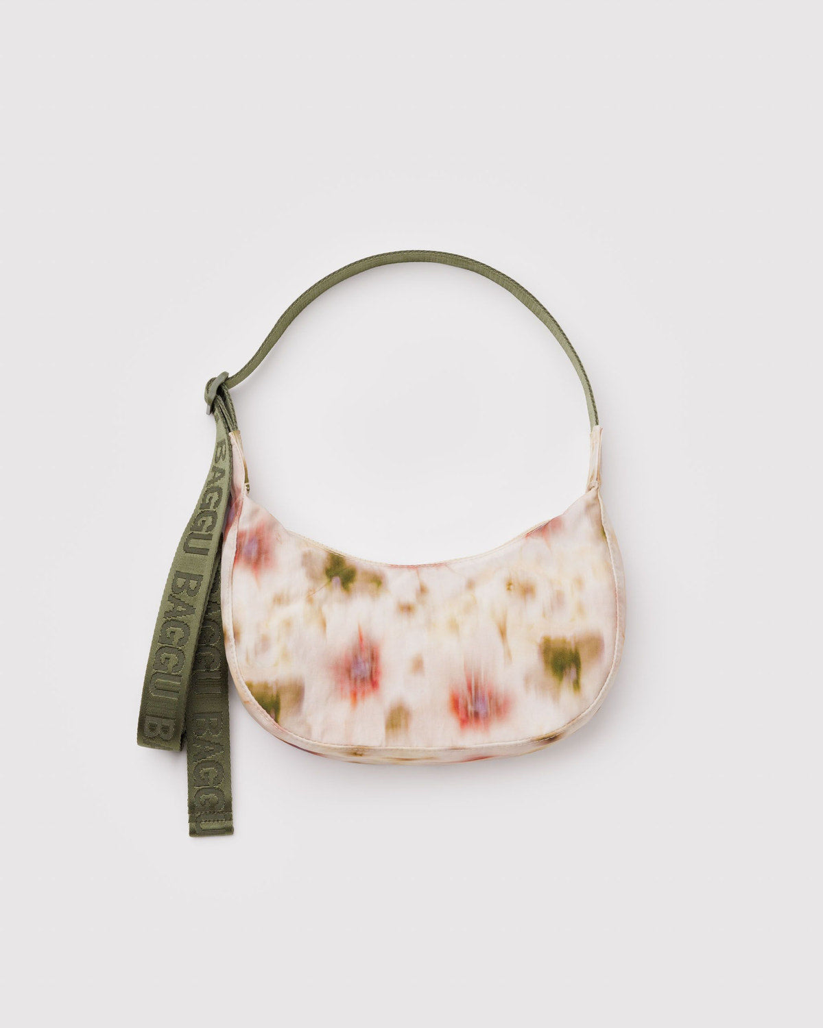 Small Nylon Crescent Bag Abstract Floral | Baggu Customer Favorite