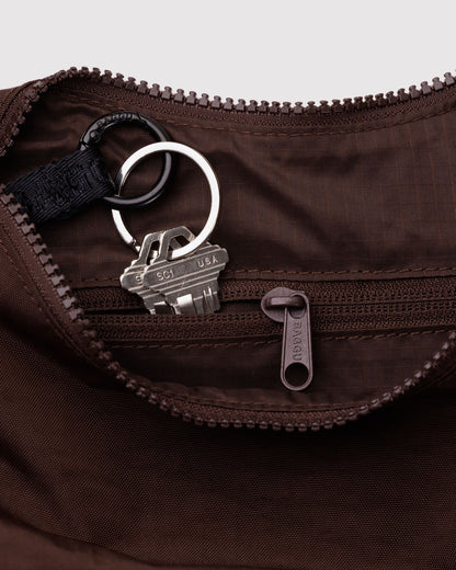Small Nylon Crescent Bag Coffee | Baggu Best Price