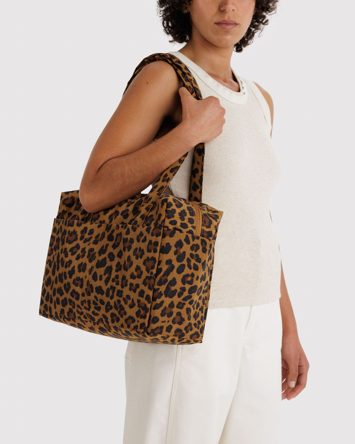 Everyday Cloud Bag Leopard | Baggu Exclusive