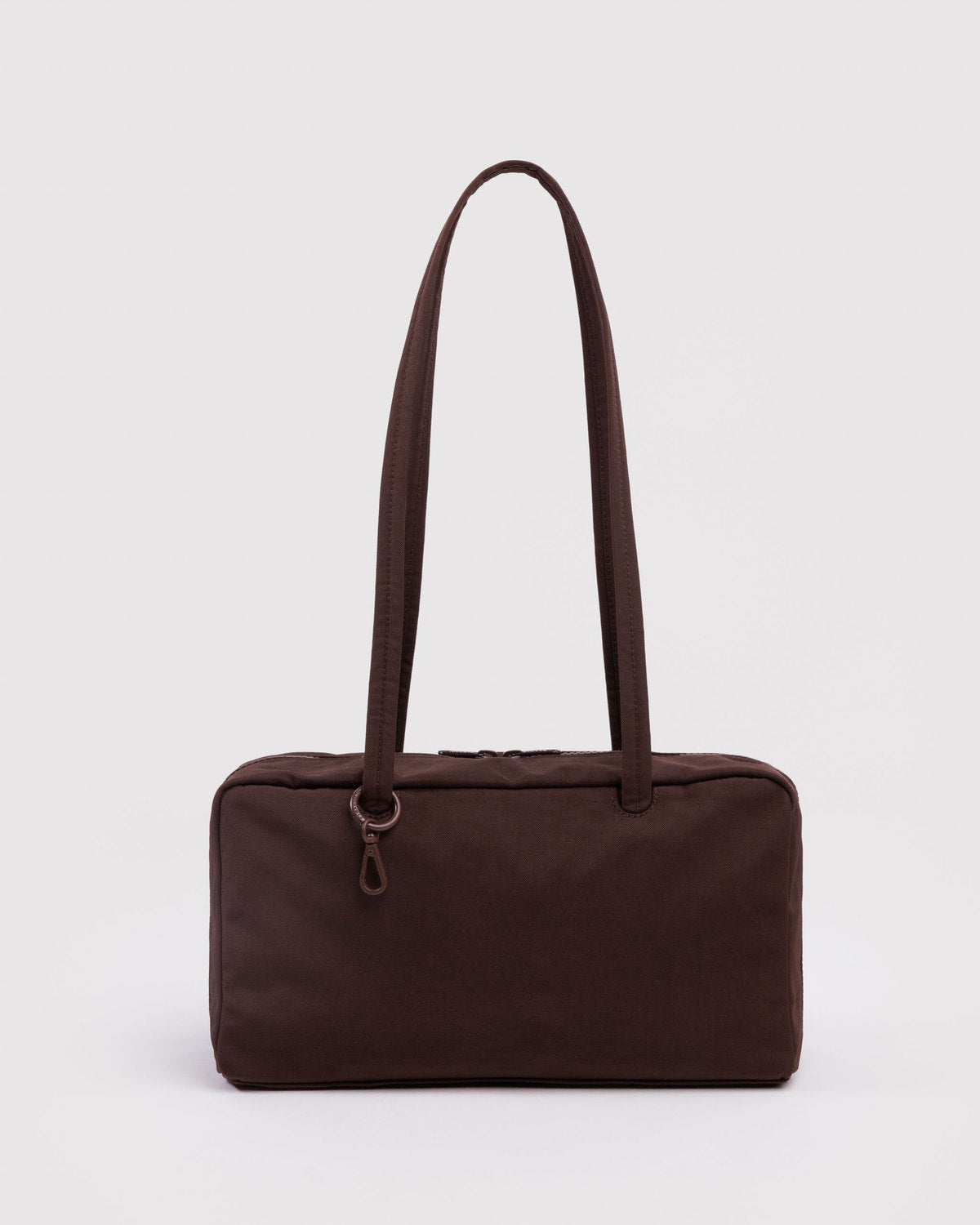 Nylon Bowler Bag Coffee | Baggu Latest
