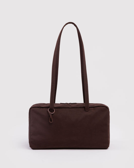 Nylon Bowler Bag Coffee | Baggu Latest