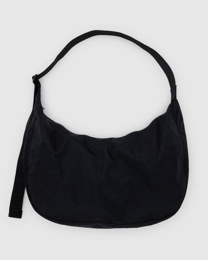 Large Nylon Crescent Bag Black | Baggu Recommended
