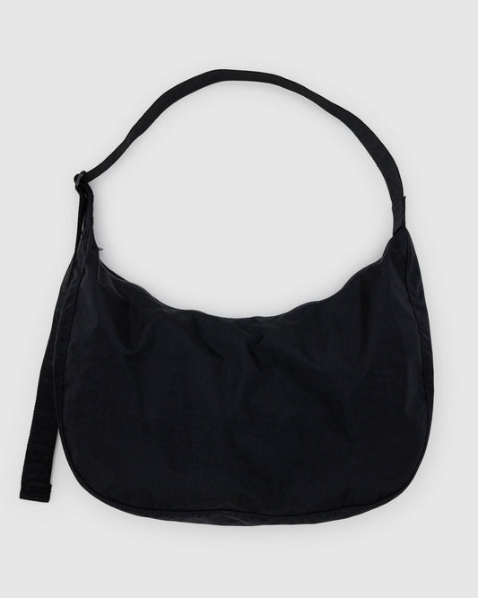 Large Nylon Crescent Bag Black | Baggu Recommended