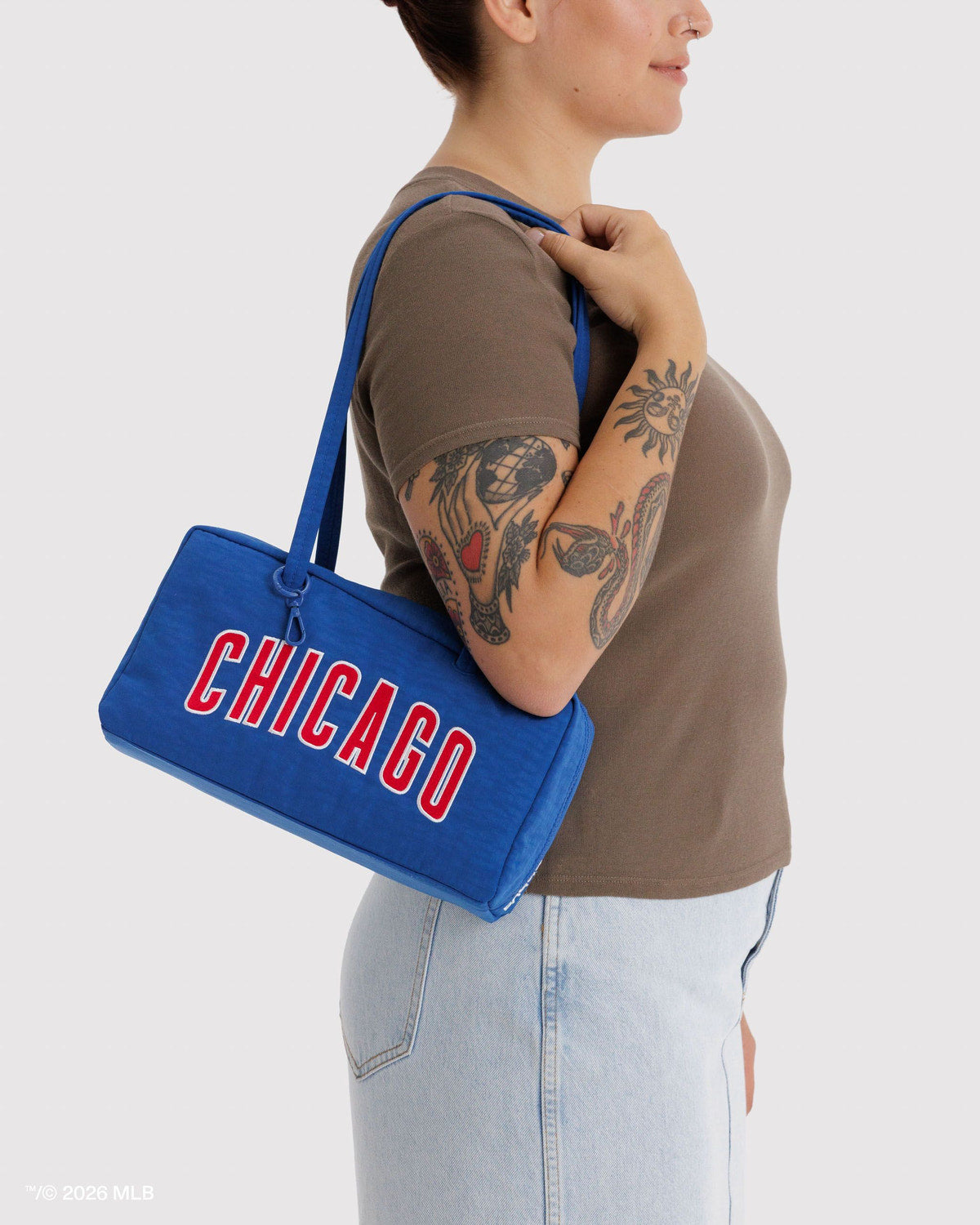Nylon Bowler Bag Chicago Cubs™ | Baggu Trusted