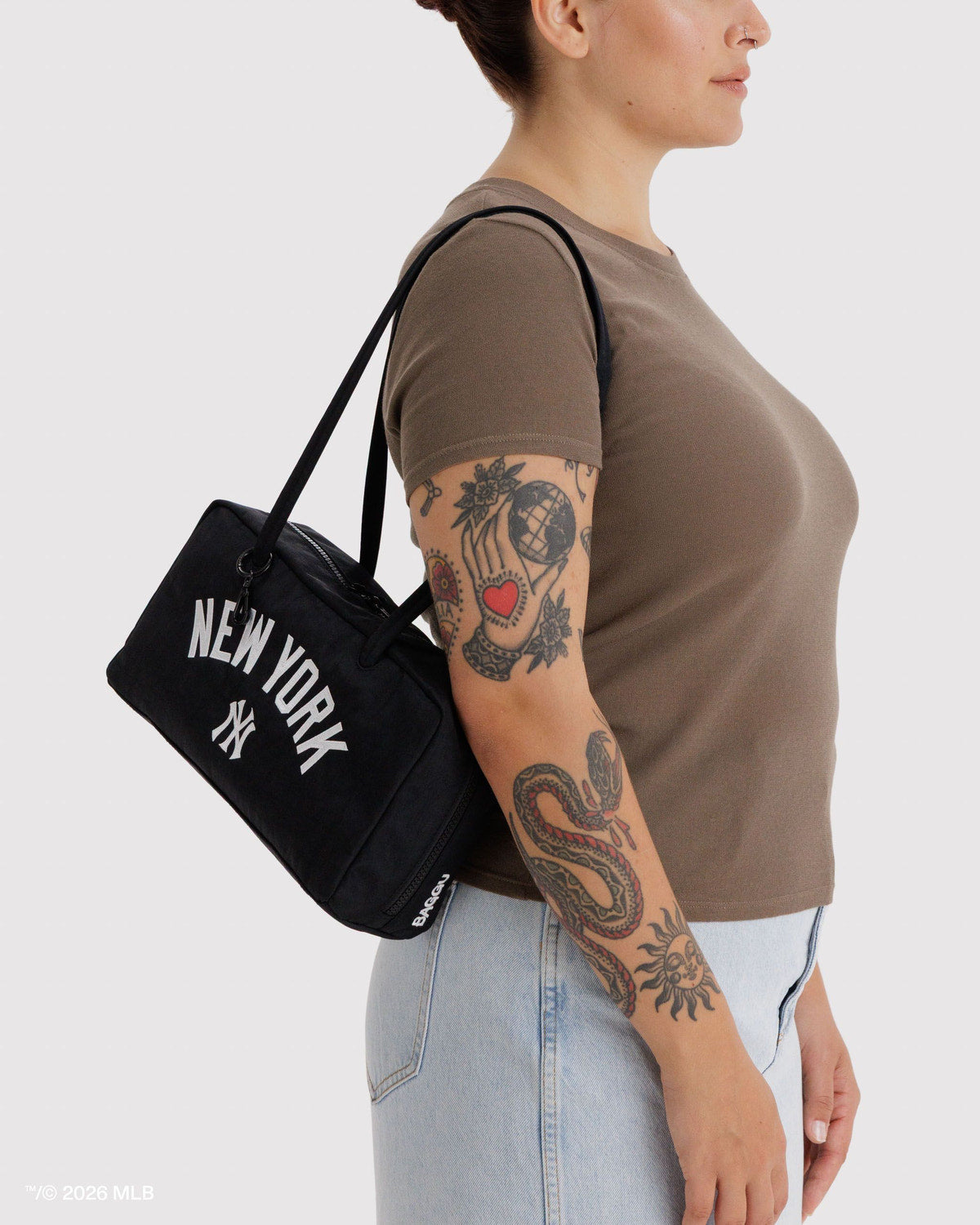 Nylon Bowler Bag New York Yankees™ | Baggu Quality