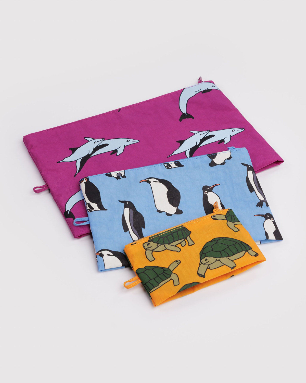 Go Pouch Set Vacation Animals | Baggu Premium
