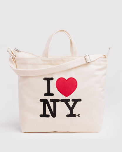 Horizontal Zip Duck Bag I Love NY | Baggu Trusted