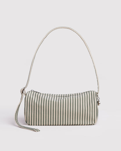 Nylon Loaf Bag Sage Stripe | Baggu Popular