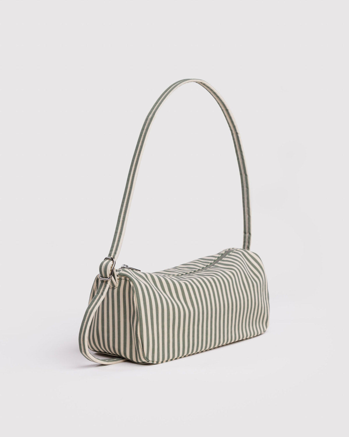 Nylon Loaf Bag Sage Stripe | Baggu Popular