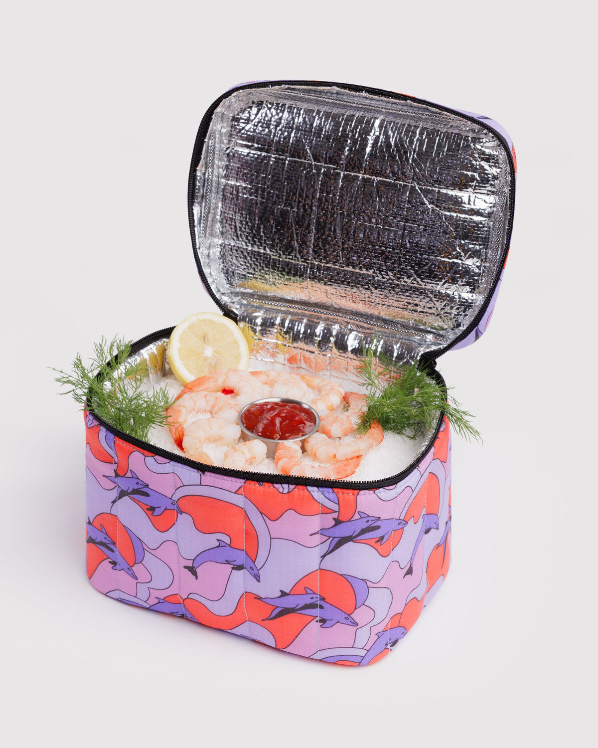 Puffy Lunch Bag Dolphins | Baggu Best Seller