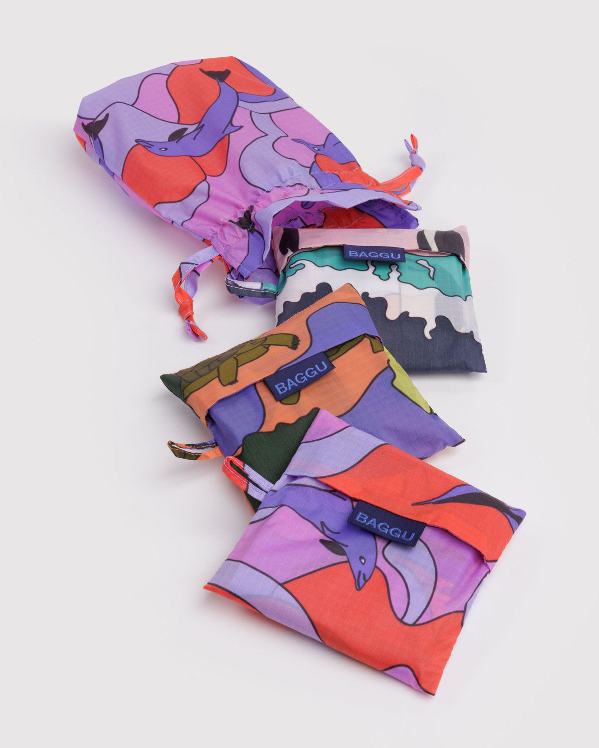 Standard Baggu Set of 3 Vacation Animals | Baggu Featured