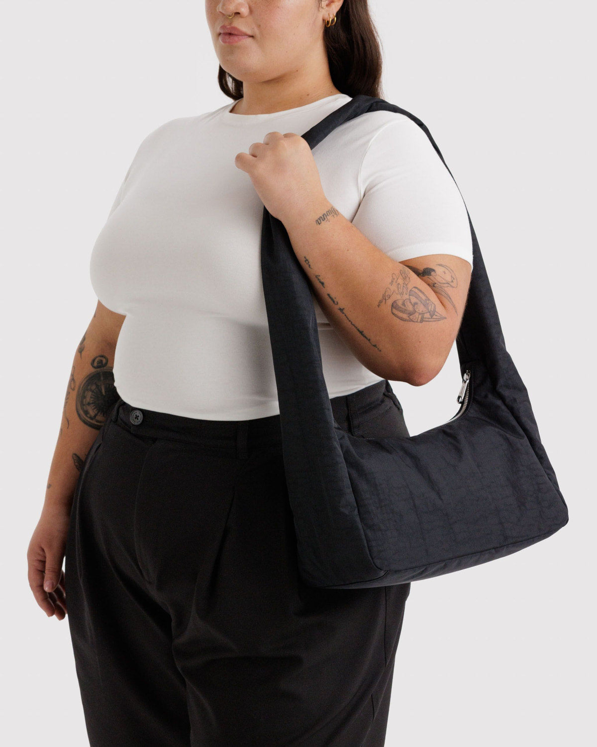 Nylon Meringue Bag Black | Baggu Smart Buy