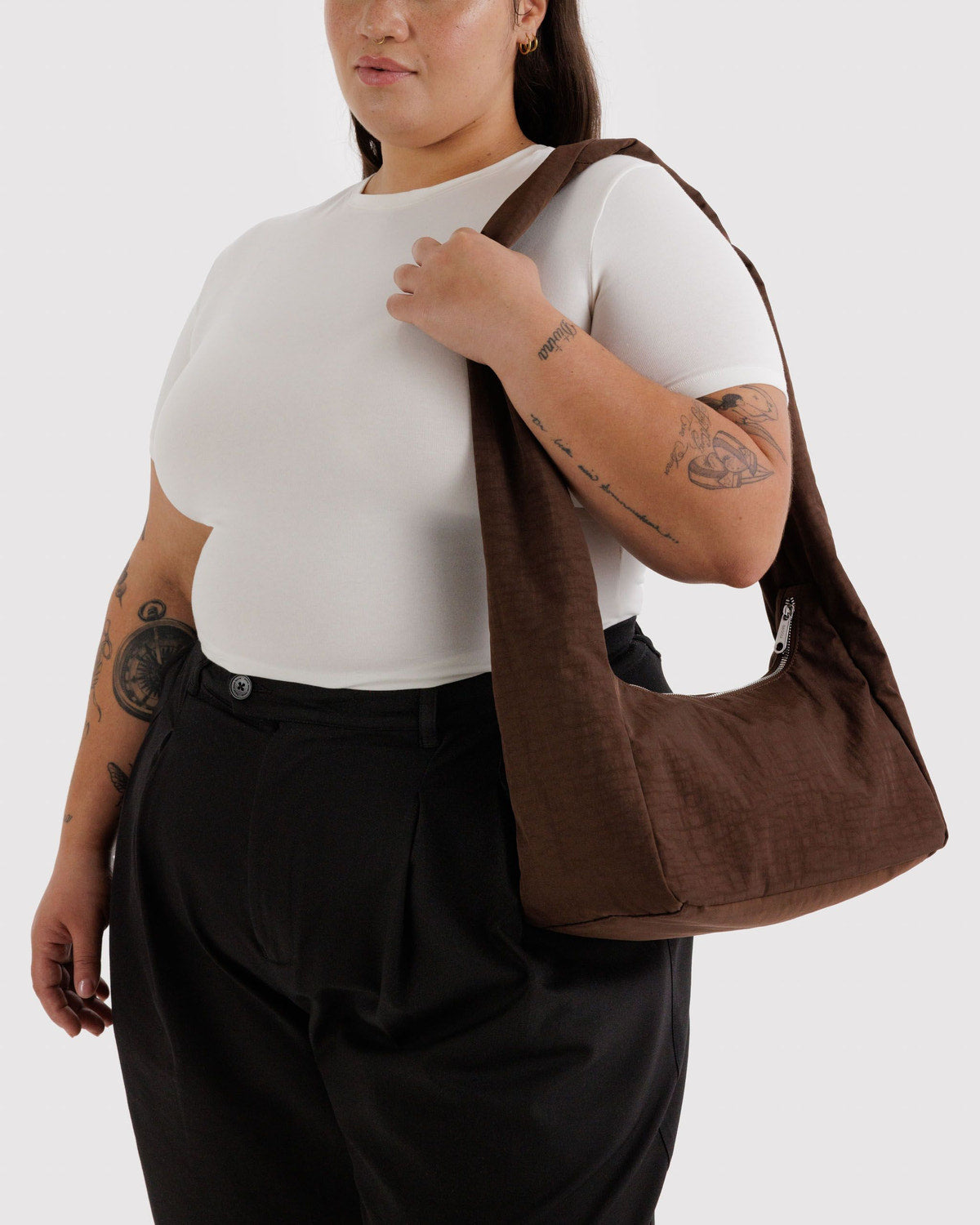 Nylon Meringue Bag Coffee | Baggu Quality