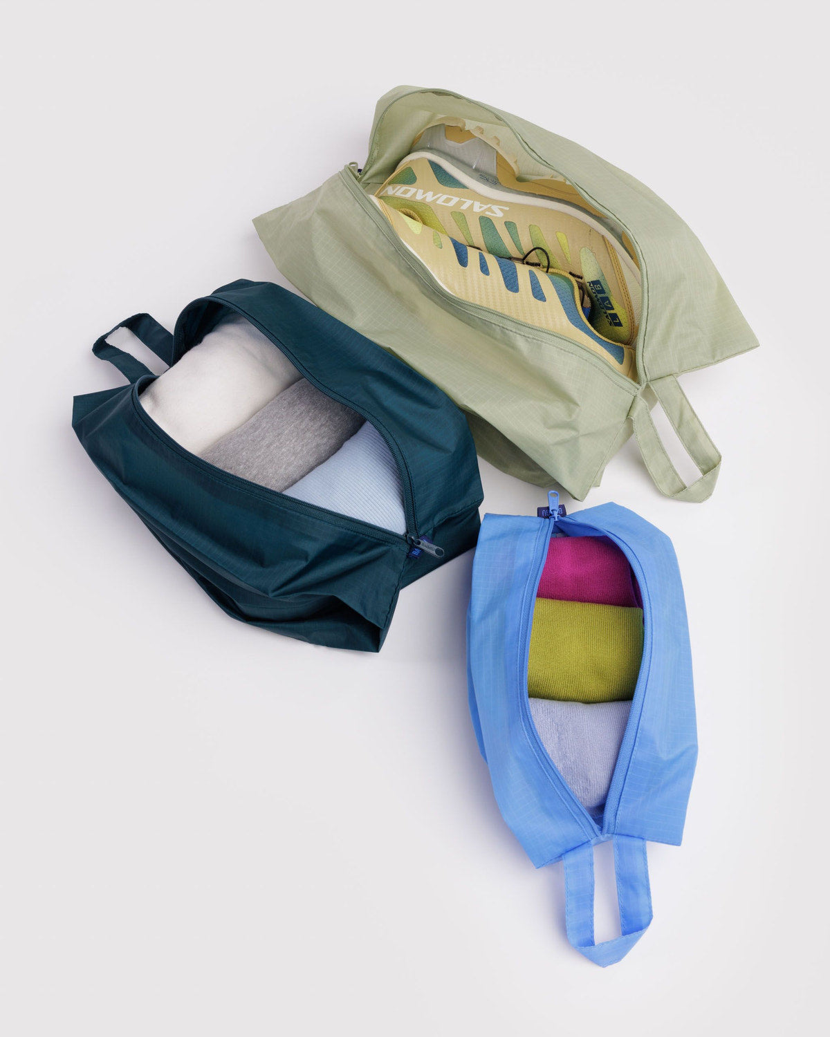 3D Zip Set Lagoon Mix | Baggu Great Value