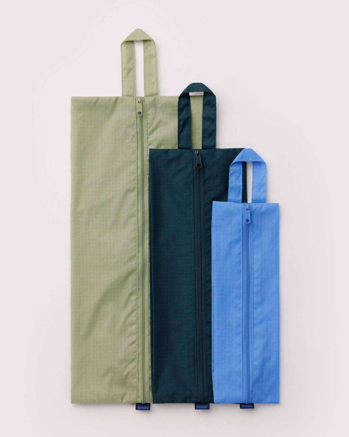 3D Zip Set Lagoon Mix | Baggu Great Value
