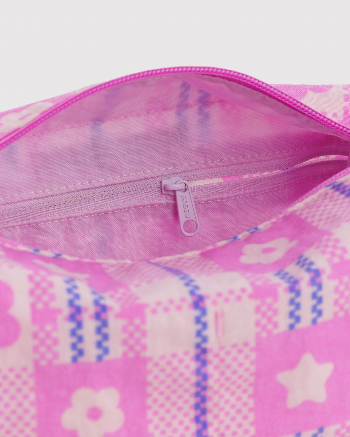 Dopp Kit Market Plaid Pink | Baggu Featured